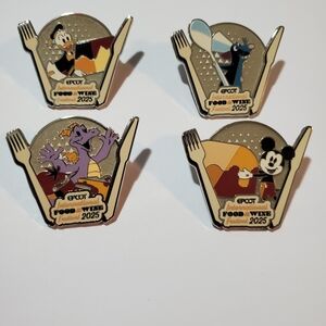 Epcot Food And Wine 2025 Blind Box Pins